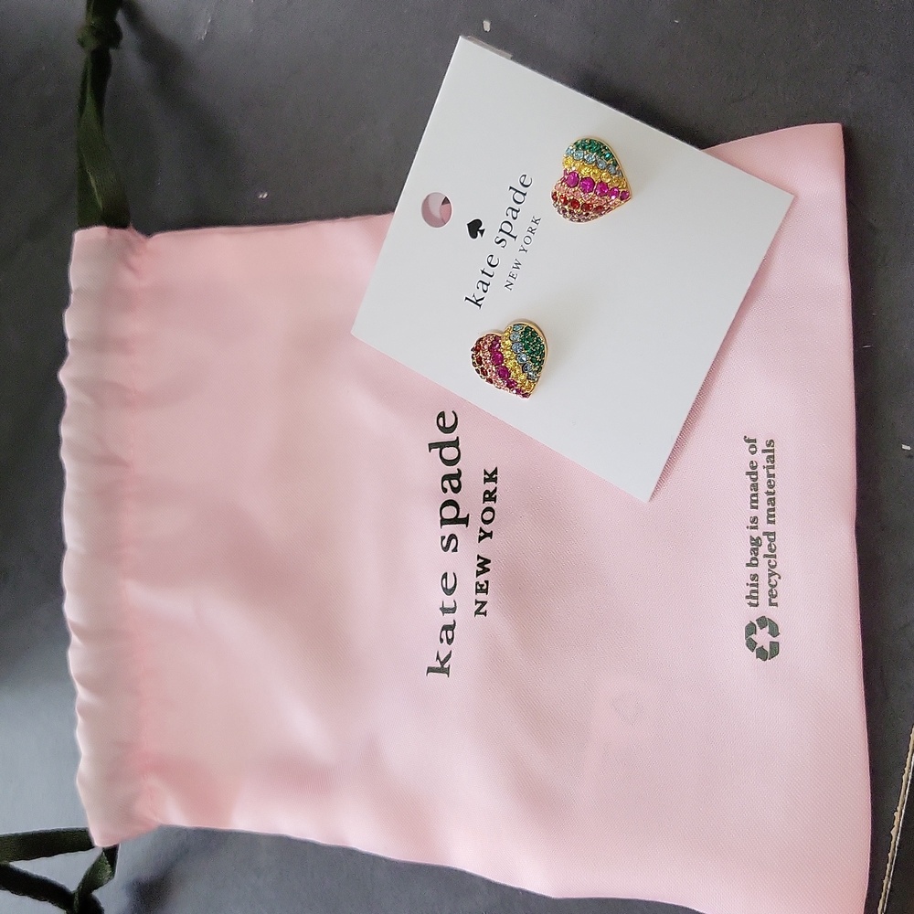 Kate Spade Multi-Color heart Earrings